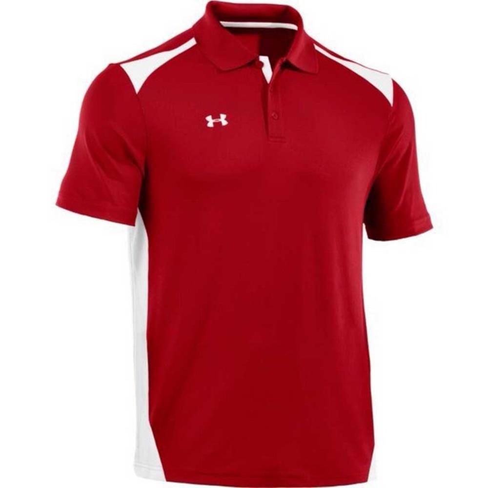 Under Armour HeatGear Collared Short Sleeve 3-Button Polo Shirt Loose